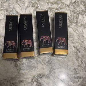 4 Miskos lipsticks